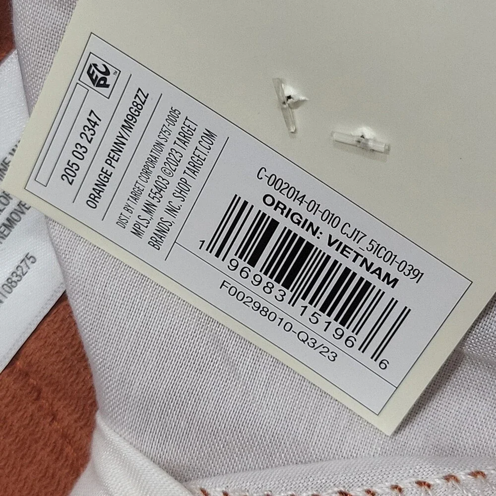 Girls' Wide Leg Corduroy Crop Pants - Cat & Jack Orange Brown 8